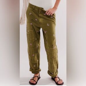 Patched Posy pants